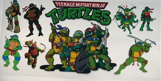 uvdtf  transfer wrap ninja turtles
