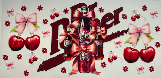 uvdtf  transfer wrap cherry Dr Pepper drinks