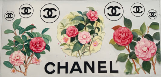 uvdtf  transfer wrap Chanel floral