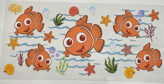 uvdtf  transfer wrap finding Nemo under the sea