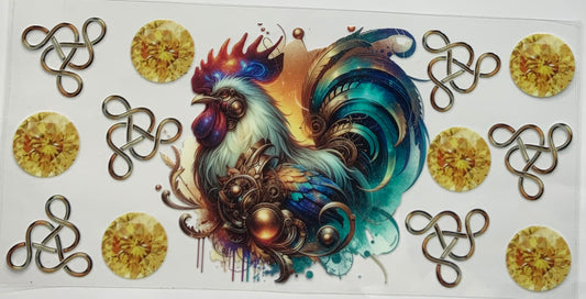 uvdtf  transfer wrap fancy chicken