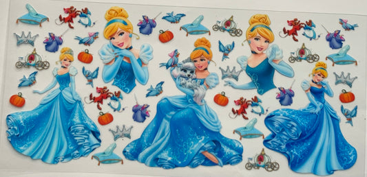 uvdtf  transfer wrap cinderella