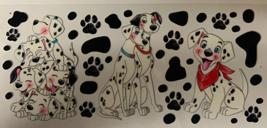 uvdtf  transfer wrap dalmatian