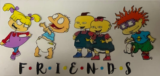 uvdtf  transfer wrap rugrats friends