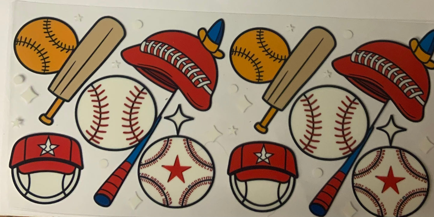 uvdtf  transfer wrap baseball