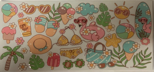 uvdtf  transfer wrap summer things