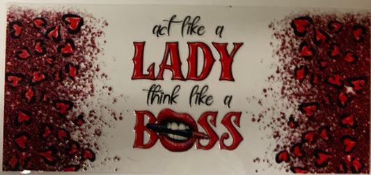 uvdtf  transfer wrap hearts lady boss