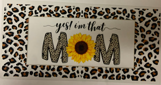 uvdtf  transfer wrap cheetahs sunflower mom