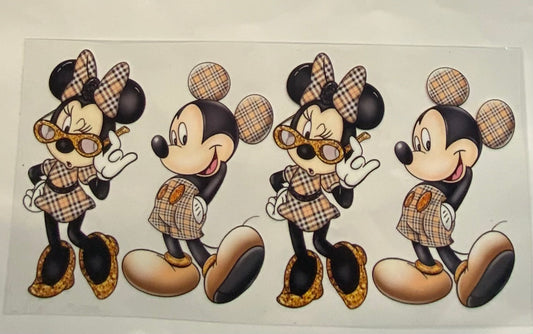 uvdtf  transfer wrap Mickey Mouse designer