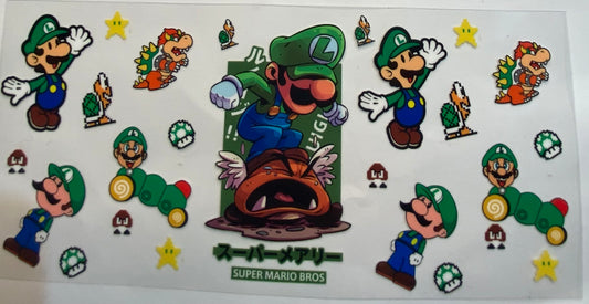 uvdtf  transfer wrap green mario