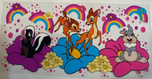 uvdtf  transfer wrap Bambi