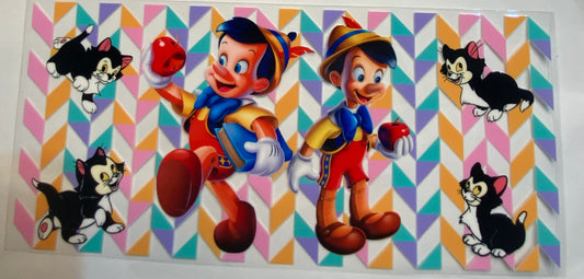 uvdtf  transfer wrap Pinocchio