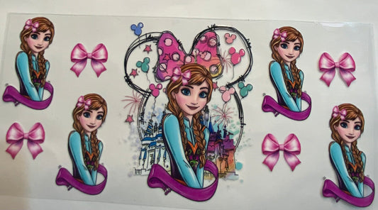 uvdtf  transfer wrap frozen Anna