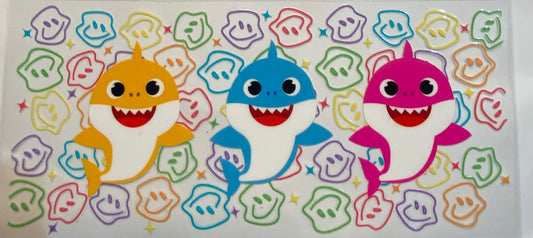 uvdtf  transfer wrap baby shark