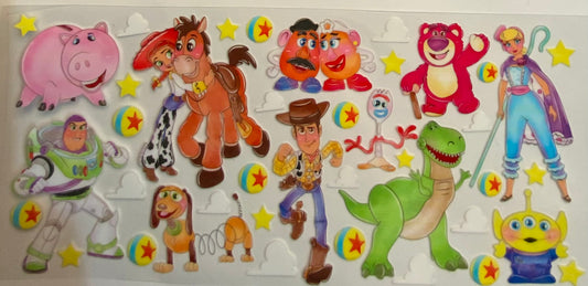uvdtf  transfer wrap Toy Story theme