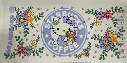 Cup wraps uvdtf purple Starbucks hello kitty