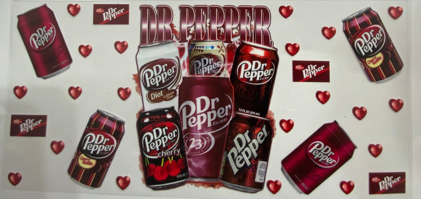 Cup wraps uvdtf Dr Pepper all kinds