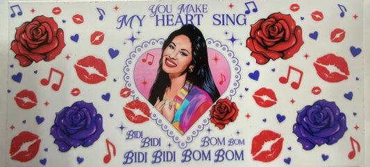 Cup wraps uvdtf Singer Selena
