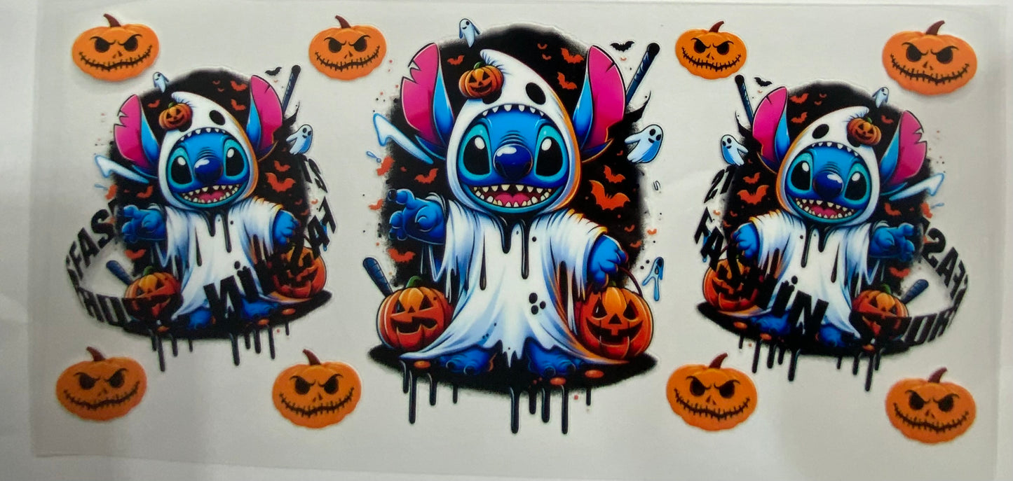 Cup wraps uvdtf  Halloween stitch ghost pumpkins