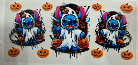 Cup wraps uvdtf  Halloween stitch ghost pumpkins