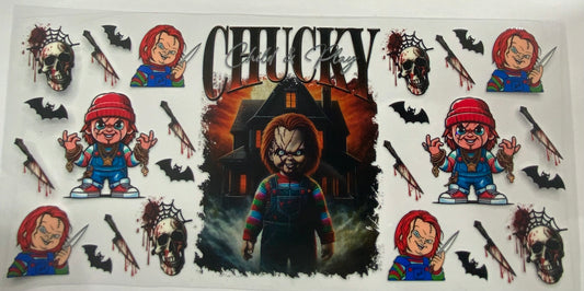 Cup wraps uvdtf  Halloween chucky