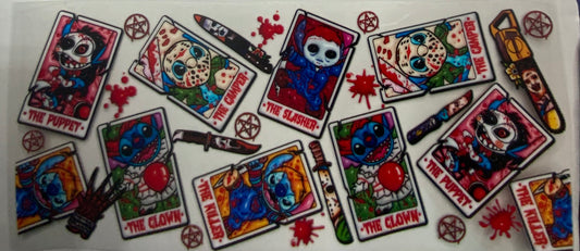 Cup wraps uvdtf  Halloween stitch double sided