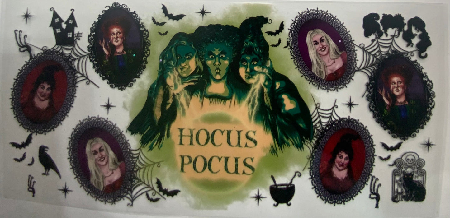 Cup wraps uvdtf  Hocus pocus Halloween