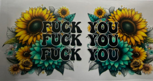 Cup wraps uvdtf  Sunflower fuck youn
