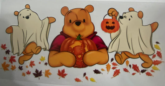 Cup wraps uvdtf  Halloween Winnie the Pooh