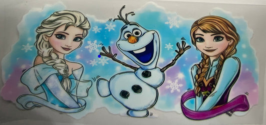 Cup wraps uvdtf  Frozen Elsa Anna Olaf