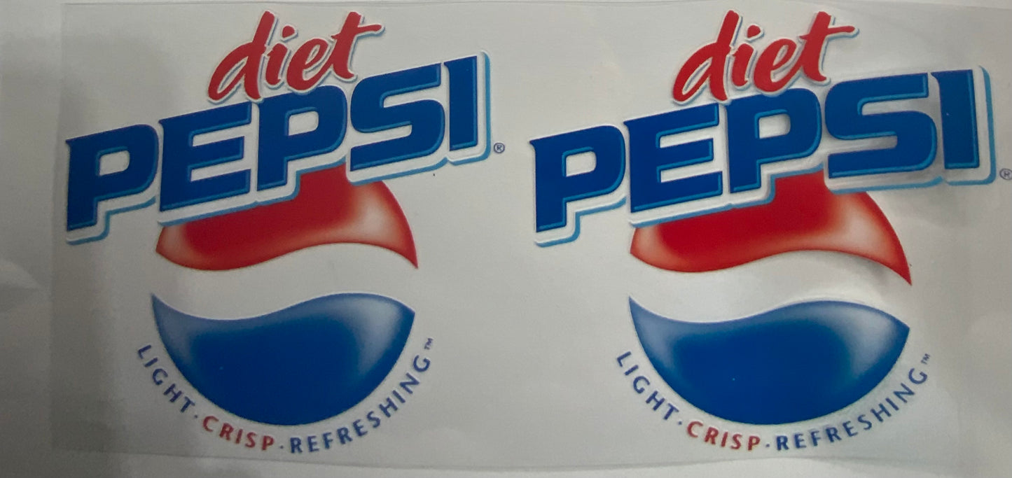 Cup wraps uvdtf  Diet Pepsi 2