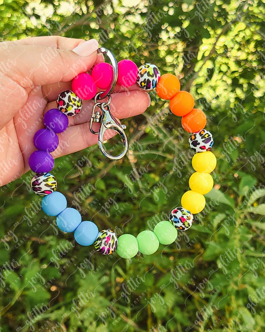beaded wristlet