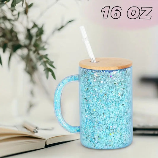 snow globe 16oz fillable handle